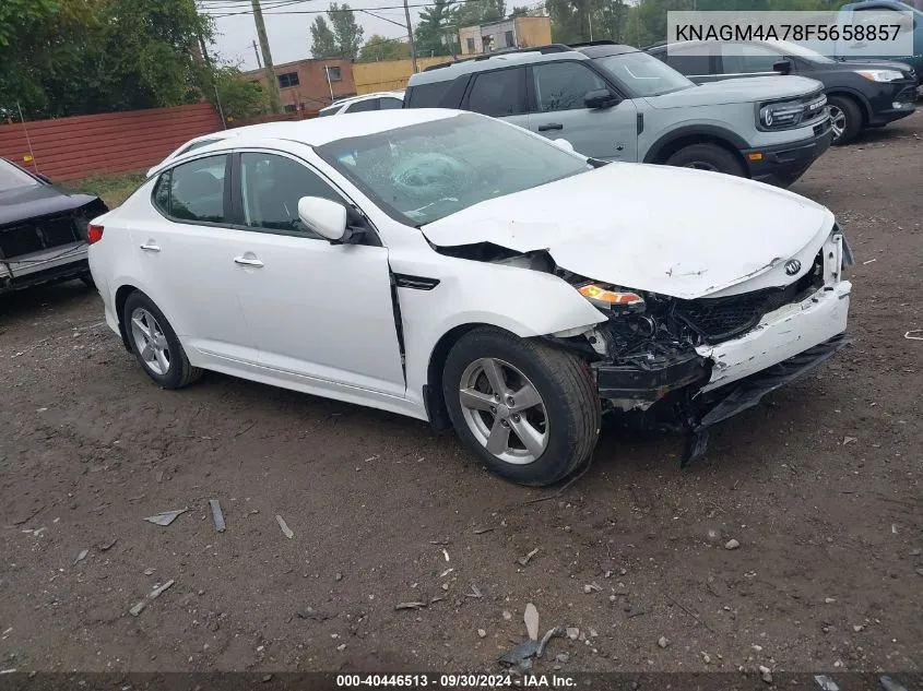 KNAGM4A78F5658857 2015 Kia Optima Lx