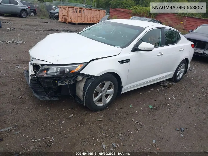 KNAGM4A78F5658857 2015 Kia Optima Lx