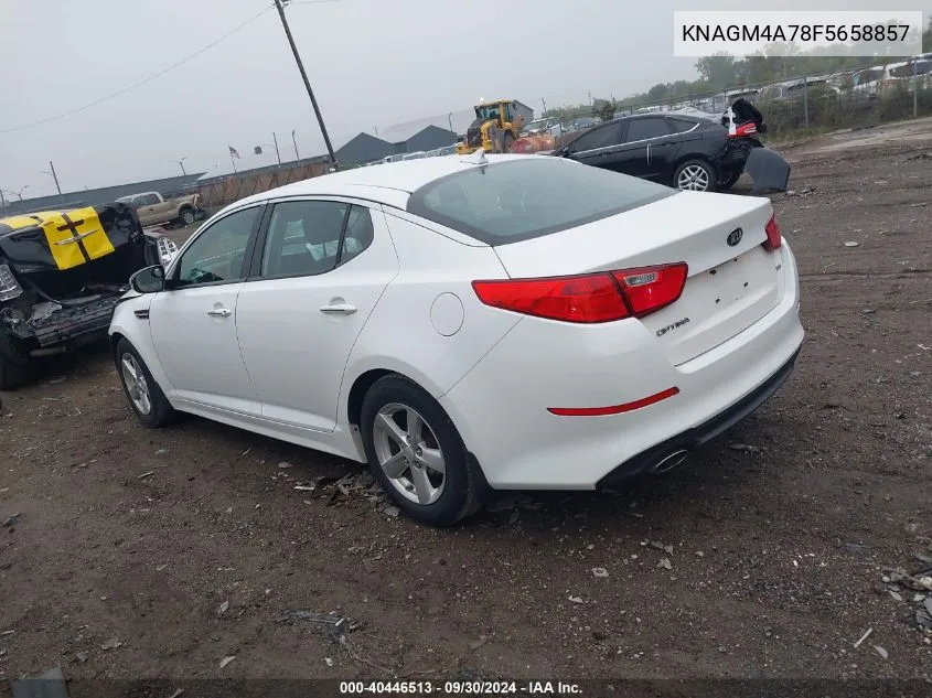 2015 Kia Optima Lx VIN: KNAGM4A78F5658857 Lot: 40446513