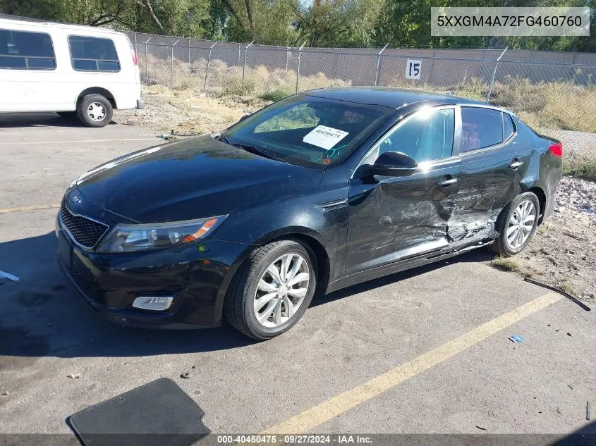 5XXGM4A72FG460760 2015 Kia Optima Lx