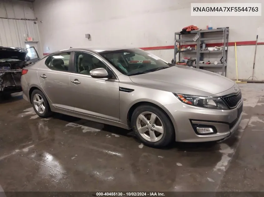 2015 Kia Optima Lx VIN: KNAGM4A7XF5544763 Lot: 40455130