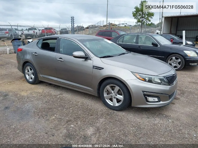 5XXGM4A71FG506028 2015 Kia Optima Lx