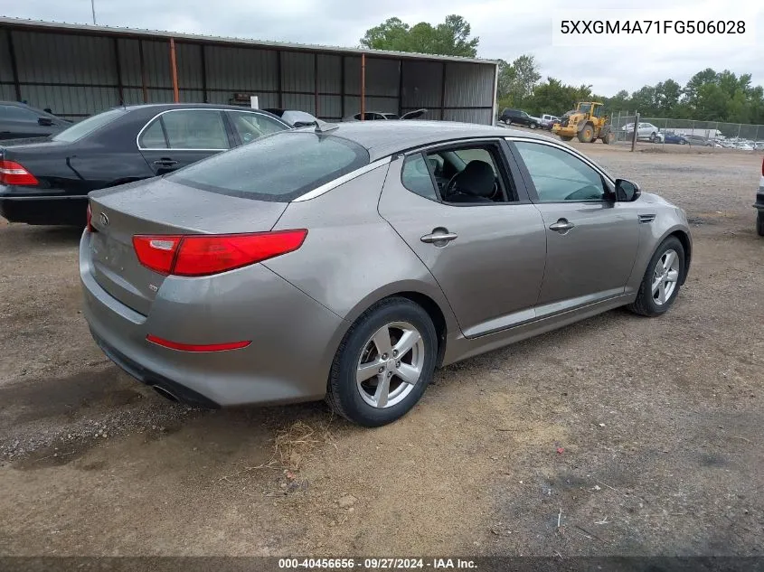 5XXGM4A71FG506028 2015 Kia Optima Lx