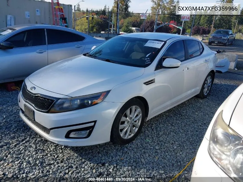 2015 Kia Optima Lx VIN: 5XXGM4A7XFG359966 Lot: 40461469