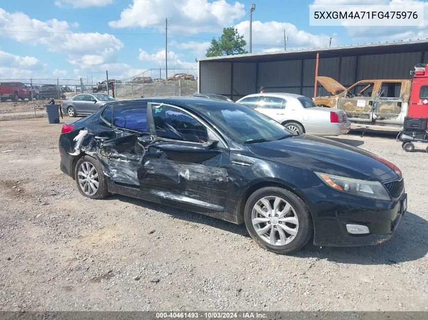 2015 Kia Optima Lx VIN: 5XXGM4A71FG475976 Lot: 40461493