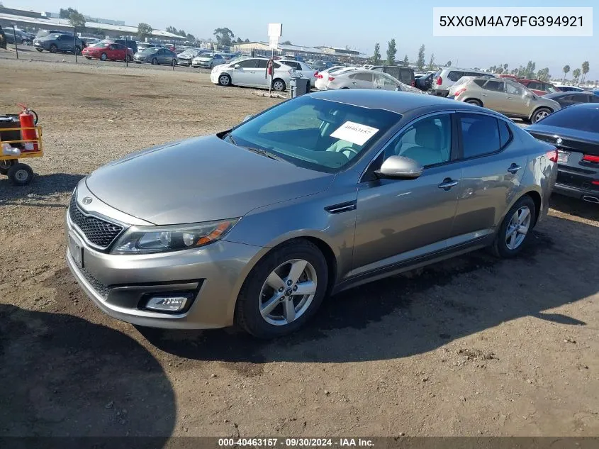 2015 Kia Optima Lx VIN: 5XXGM4A79FG394921 Lot: 40463157