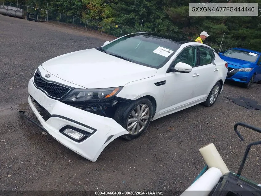 2015 Kia Optima Ex VIN: 5XXGN4A77FG444440 Lot: 40466408