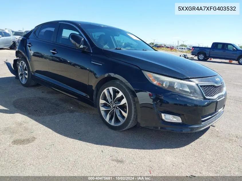 5XXGR4A7XFG403532 2015 Kia Optima Sx