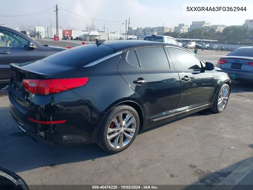 5XXGR4A63FG362944 2015 Kia Optima Sxl Turbo