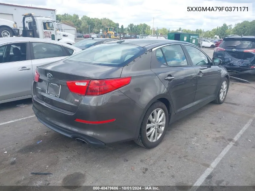 2015 Kia Optima Lx VIN: 5XXGM4A79FG371171 Lot: 40479686