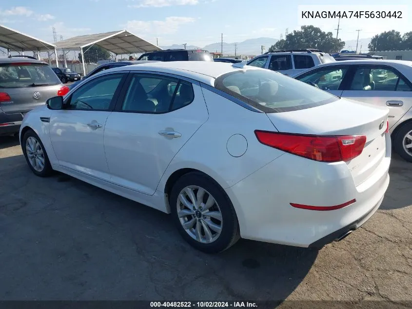 KNAGM4A74F5630442 2015 Kia Optima Lx