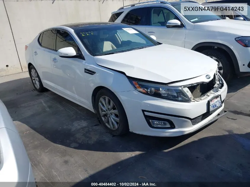 2015 Kia Optima Ex VIN: 5XXGN4A79FG414243 Lot: 40484402