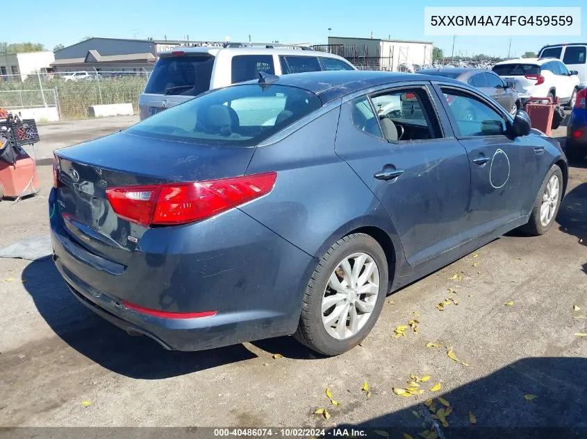 2015 Kia Optima Lx VIN: 5XXGM4A74FG459559 Lot: 40486074