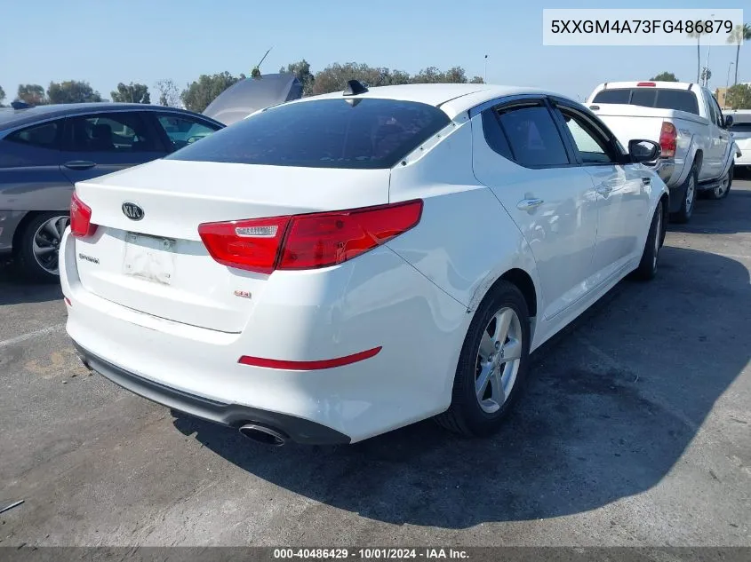 2015 Kia Optima Lx VIN: 5XXGM4A73FG486879 Lot: 40486429