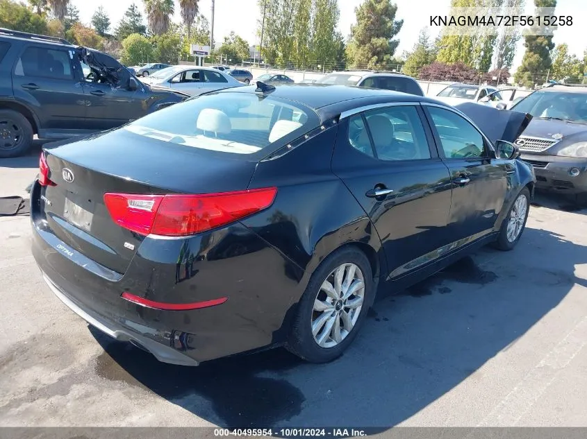 2015 Kia Optima Lx VIN: KNAGM4A72F5615258 Lot: 40495954