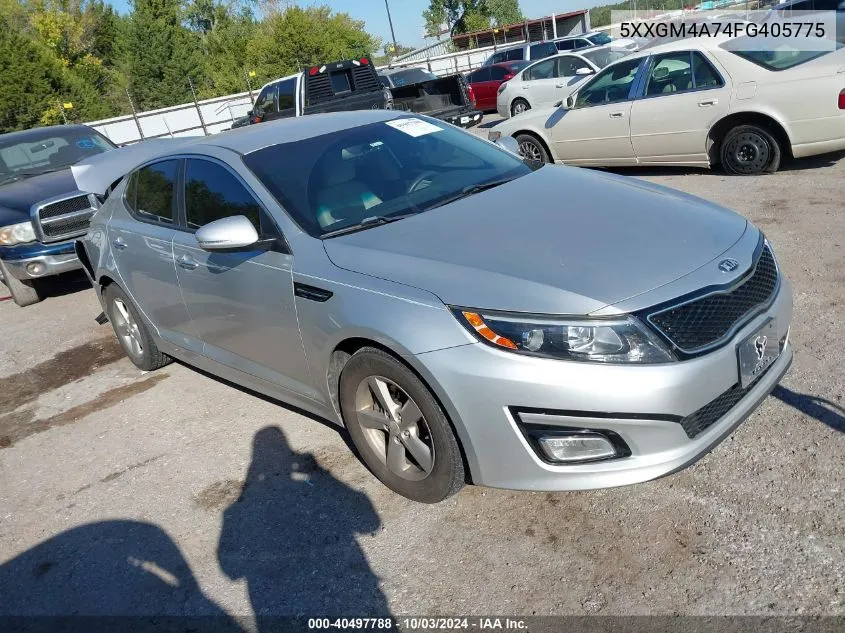 5XXGM4A74FG405775 2015 Kia Optima Lx