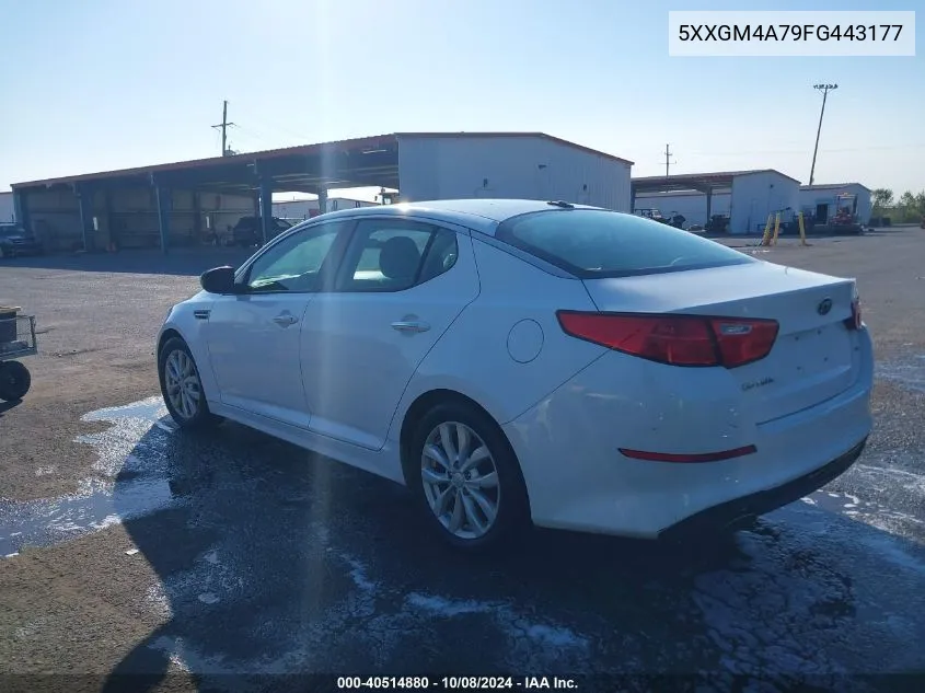 2015 Kia Optima Lx VIN: 5XXGM4A79FG443177 Lot: 40514880