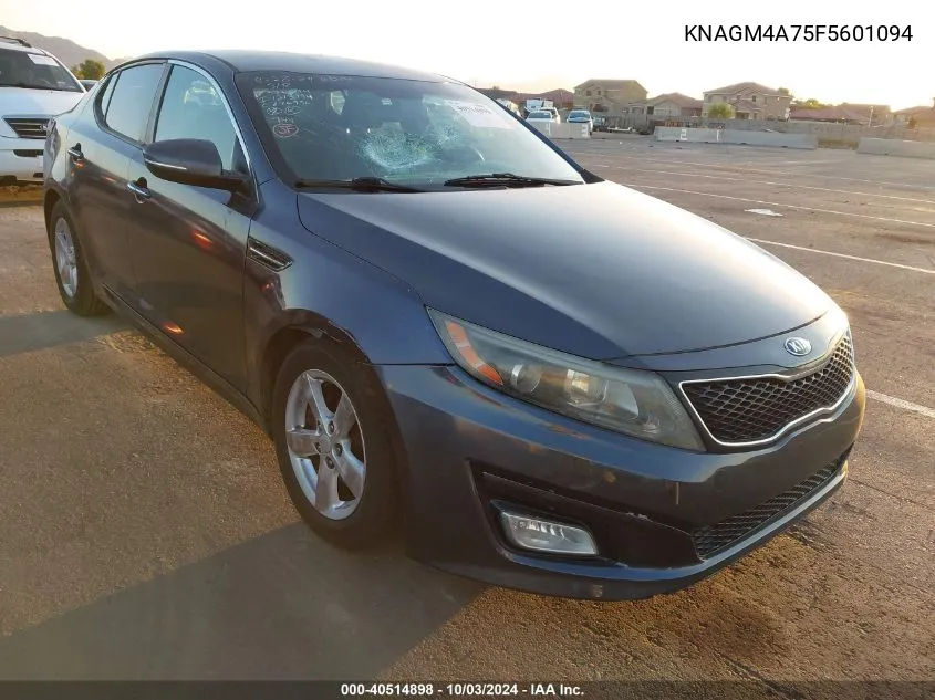 2015 Kia Optima Lx VIN: KNAGM4A75F5601094 Lot: 40514898