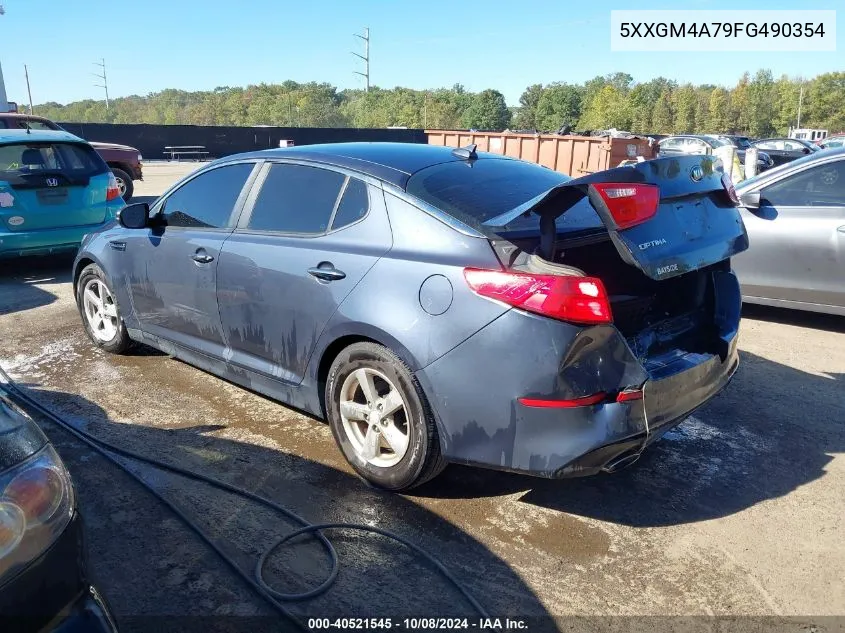 5XXGM4A79FG490354 2015 Kia Optima Lx