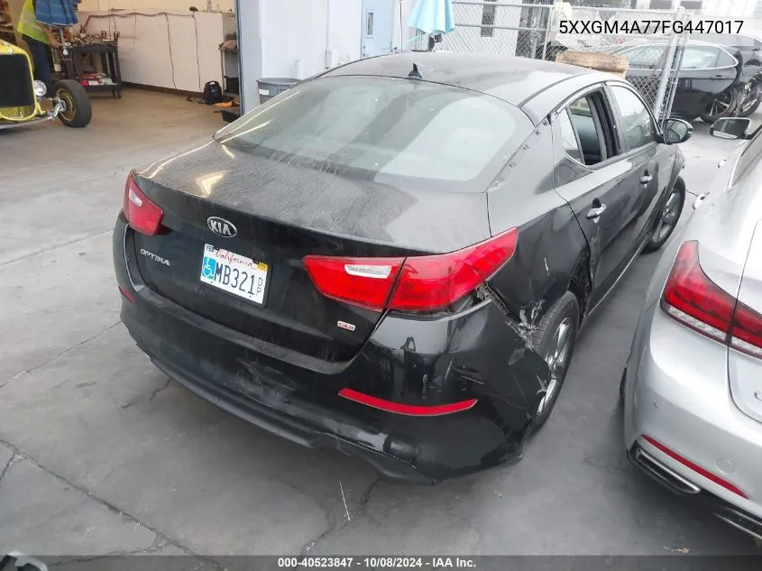 5XXGM4A77FG447017 2015 Kia Optima Lx