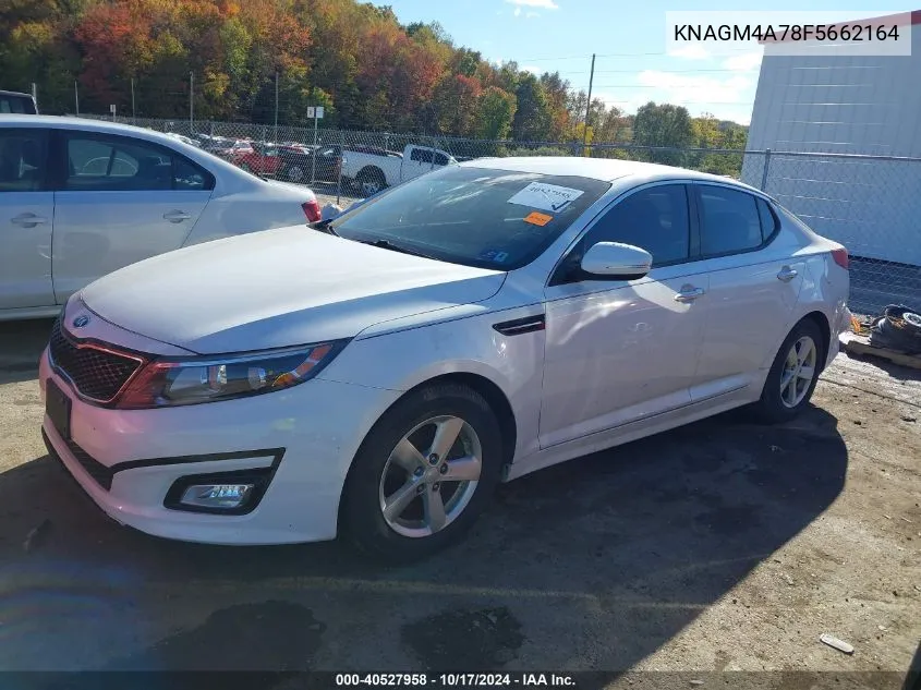 2015 Kia Optima Lx VIN: KNAGM4A78F5662164 Lot: 40527958