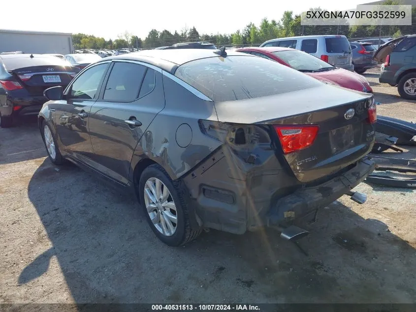 5XXGN4A70FG352599 2015 Kia Optima Ex