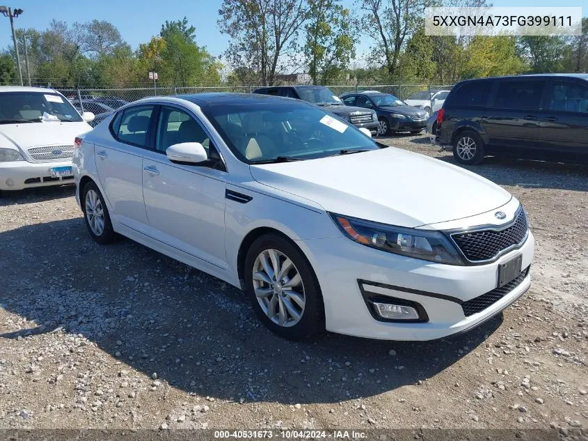 2015 Kia Optima Ex VIN: 5XXGN4A73FG399111 Lot: 40531673