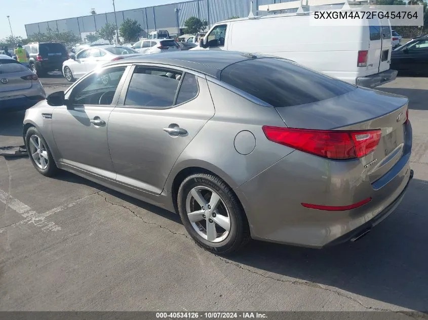 2015 Kia Optima Lx VIN: 5XXGM4A72FG454764 Lot: 40534126