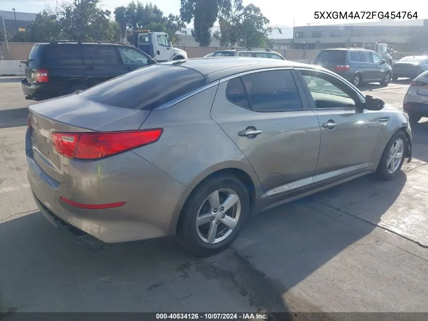 5XXGM4A72FG454764 2015 Kia Optima Lx