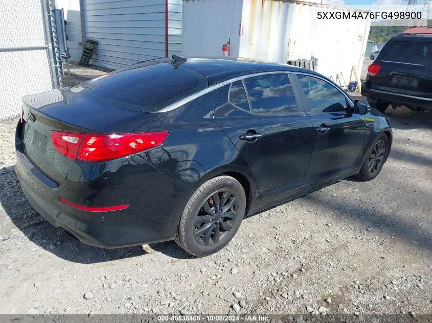 2015 Kia Optima Lx VIN: 5XXGM4A76FG498900 Lot: 40536468