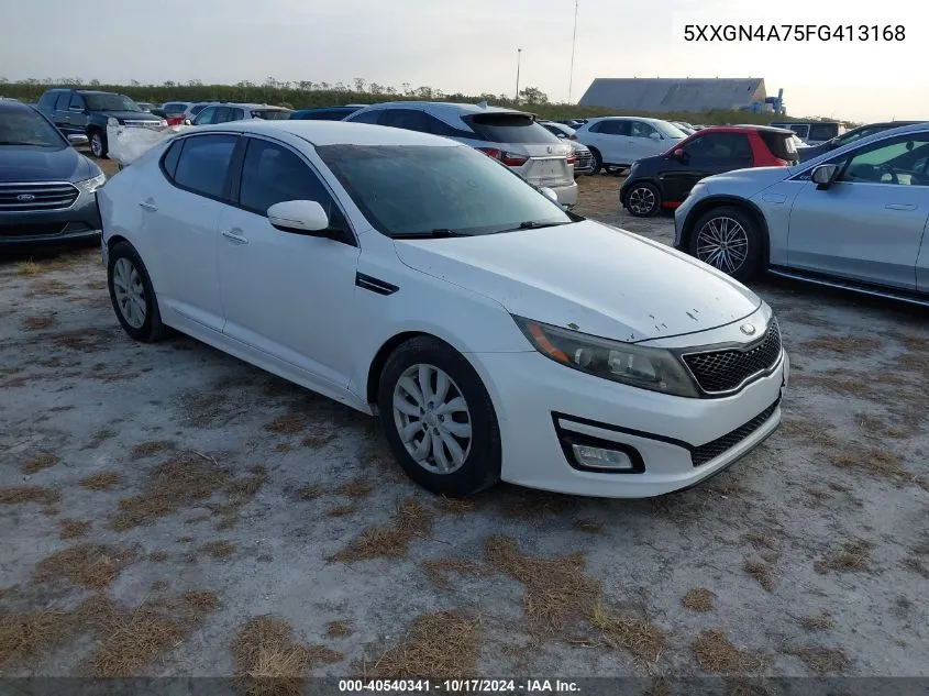 2015 Kia Optima Ex VIN: 5XXGN4A75FG413168 Lot: 40540341