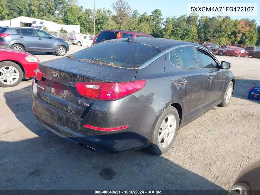 5XXGM4A71FG472107 2015 Kia Optima Lx