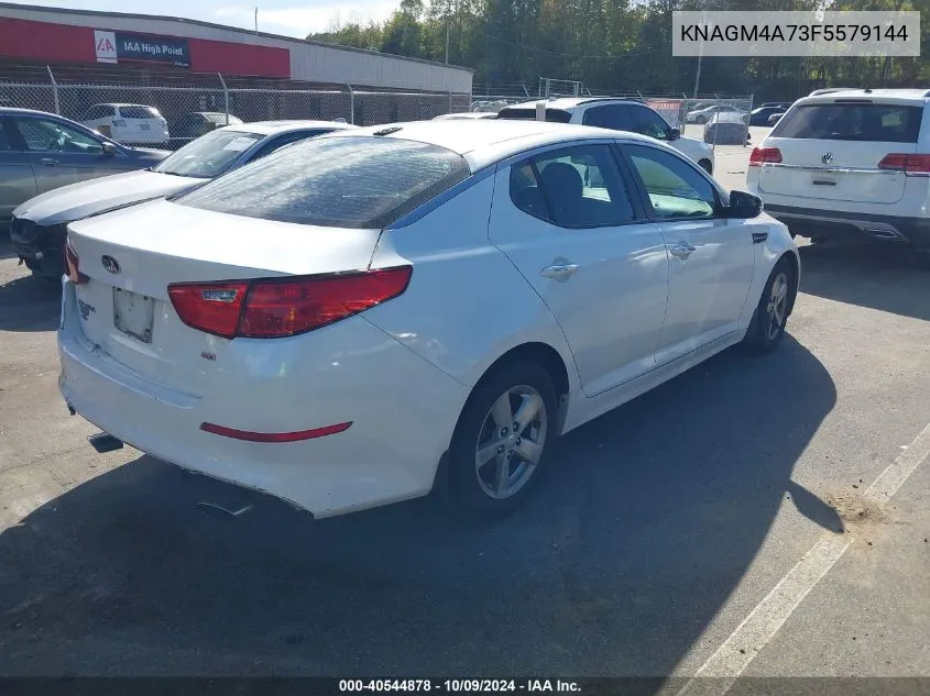 2015 Kia Optima Lx VIN: KNAGM4A73F5579144 Lot: 40544878