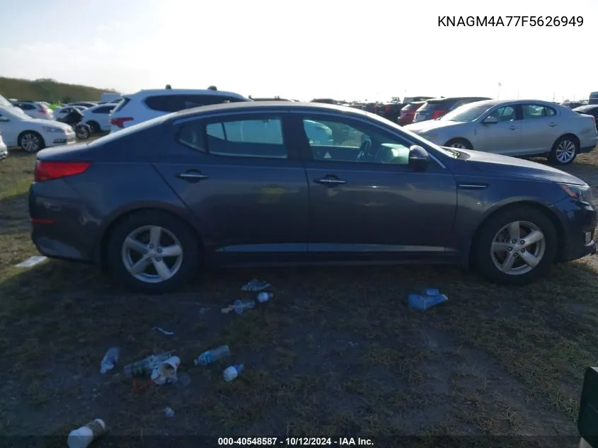 KNAGM4A77F5626949 2015 Kia Optima Lx