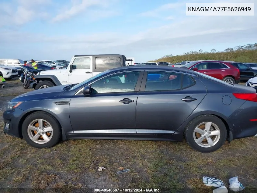 KNAGM4A77F5626949 2015 Kia Optima Lx