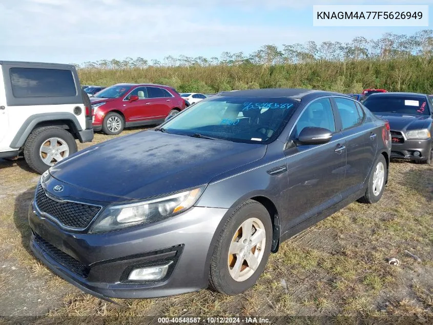 KNAGM4A77F5626949 2015 Kia Optima Lx