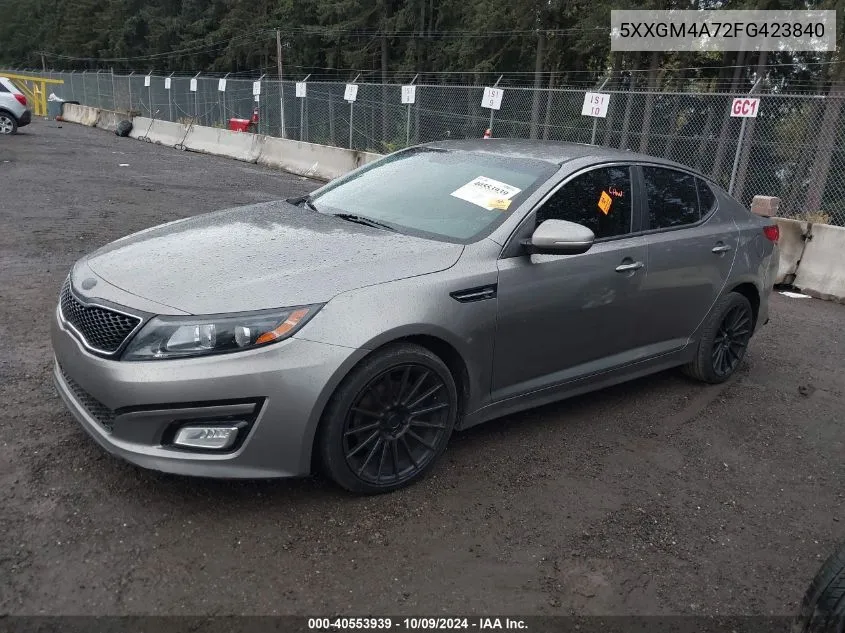 5XXGM4A72FG423840 2015 Kia Optima Lx