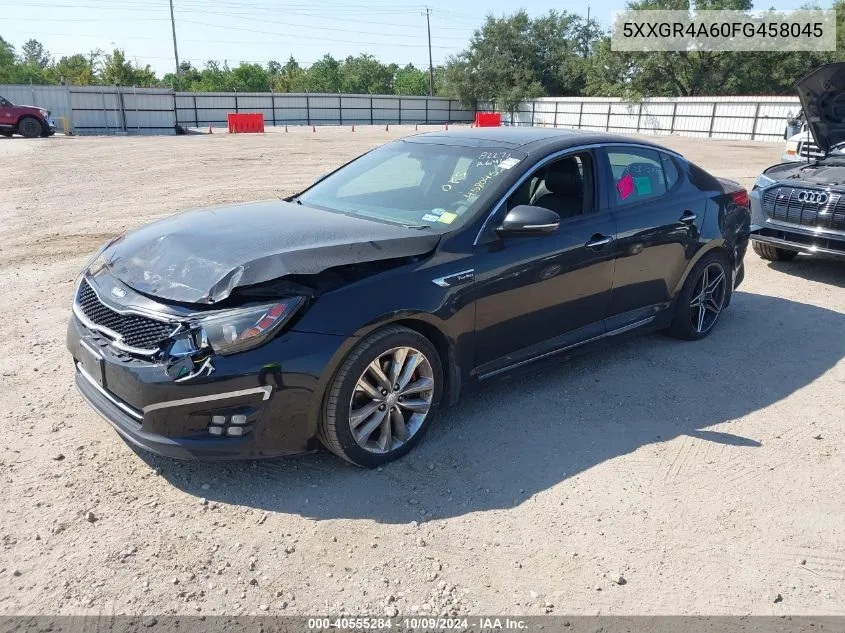 2015 Kia Optima Sxl Turbo VIN: 5XXGR4A60FG458045 Lot: 40555284