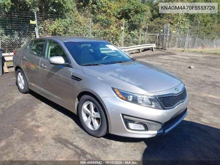 KNAGM4A70F5553729 2015 Kia Optima Lx