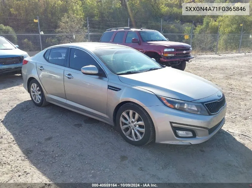 2015 Kia Optima Ex VIN: 5XXGN4A71FG365846 Lot: 40559164