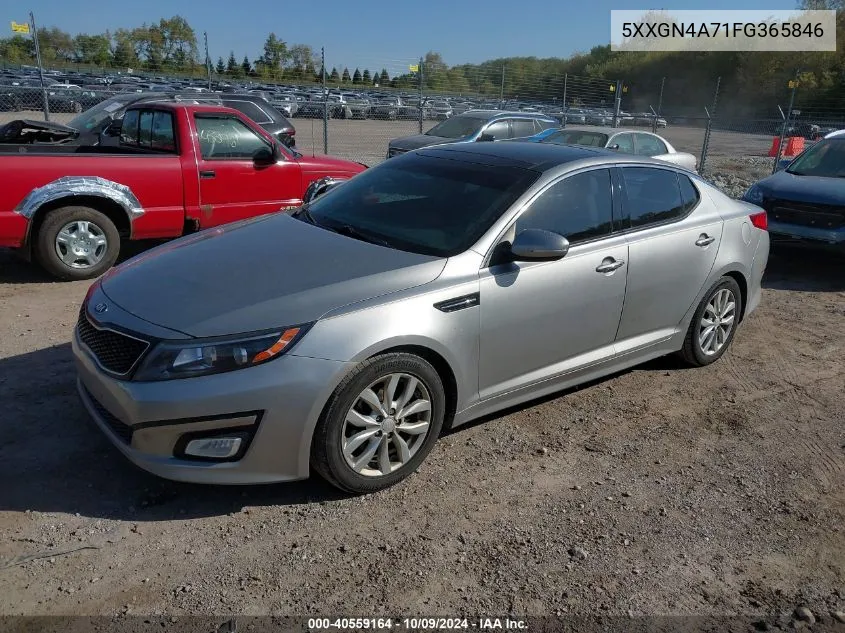 2015 Kia Optima Ex VIN: 5XXGN4A71FG365846 Lot: 40559164