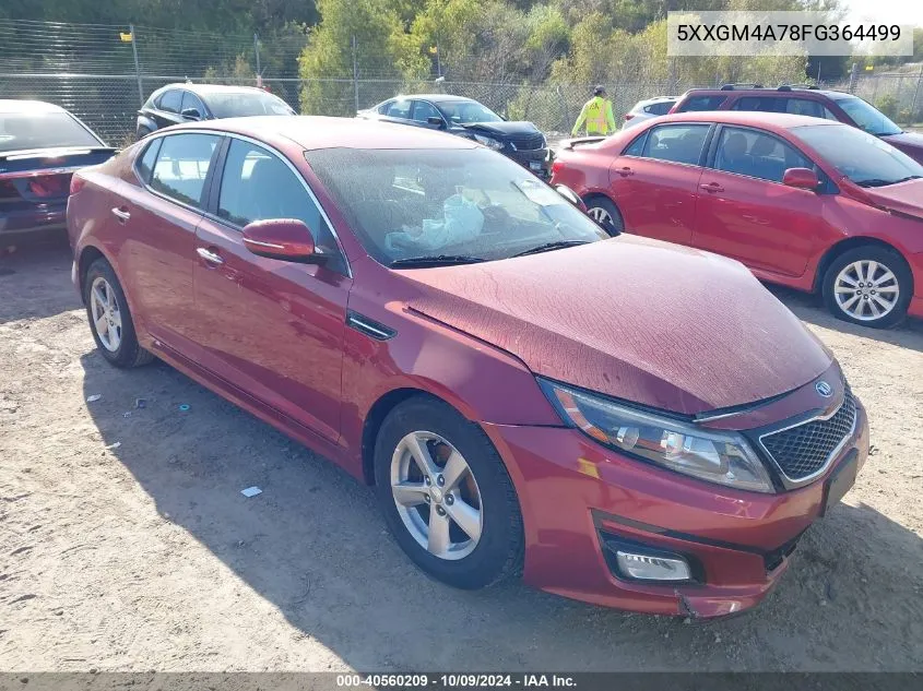 5XXGM4A78FG364499 2015 Kia Optima Lx