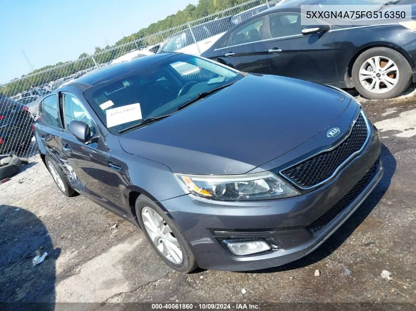 2015 Kia Optima Ex VIN: 5XXGN4A75FG516350 Lot: 40561860