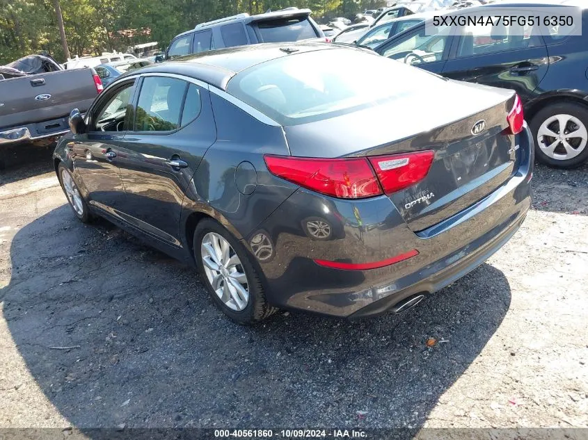 2015 Kia Optima Ex VIN: 5XXGN4A75FG516350 Lot: 40561860