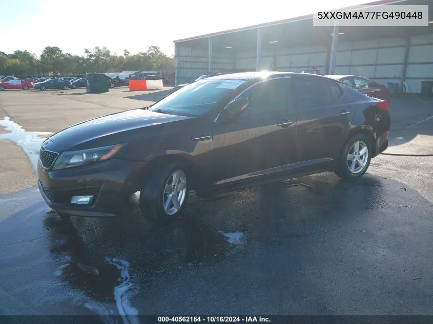 5XXGM4A77FG490448 2015 Kia Optima Lx