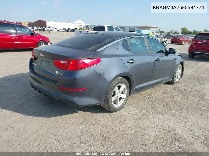 KNAGM4A76F5584774 2015 Kia Optima Lx