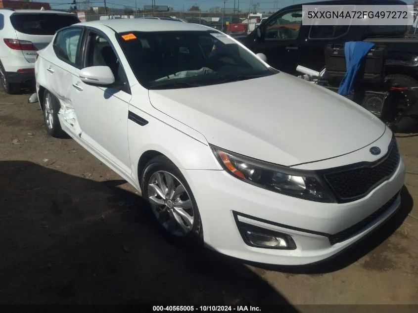 2015 Kia Optima Ex VIN: 5XXGN4A72FG497272 Lot: 40565005