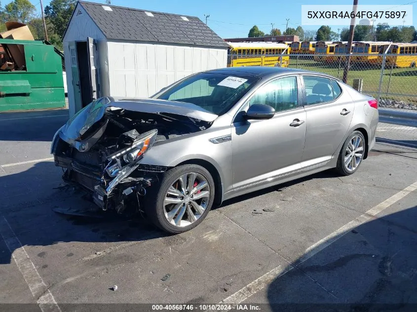 5XXGR4A64FG475897 2015 Kia Optima Sxl Turbo