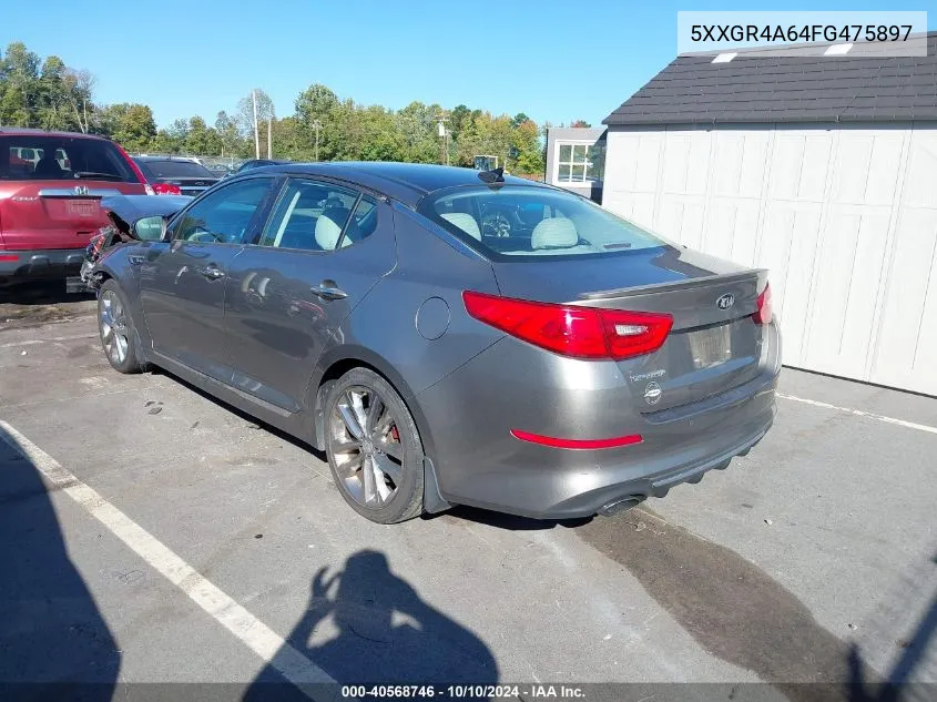 5XXGR4A64FG475897 2015 Kia Optima Sxl Turbo