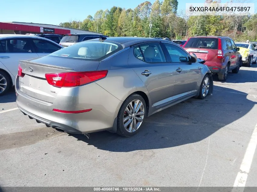 5XXGR4A64FG475897 2015 Kia Optima Sxl Turbo